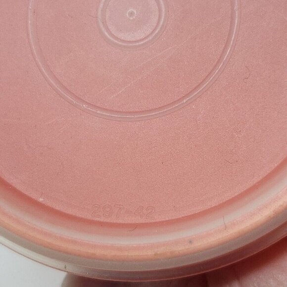 Tupperware Container Lot 4 Bowls 3 Lids Vintage USA Yellow, Orange, Red Fall - Picture 10 of 10